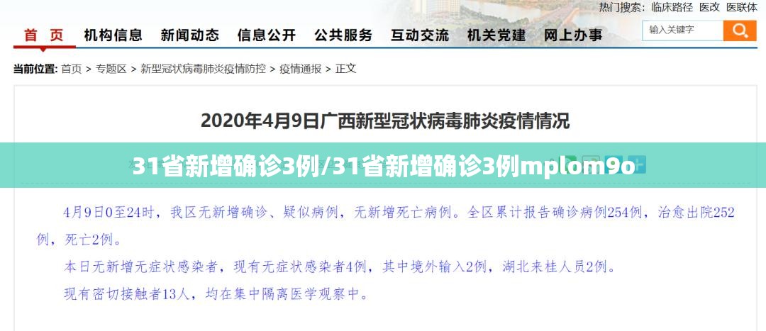 「31省份新增确诊24例」〃31省新增确诊25例-第1张图片